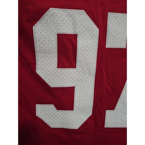 Womens San Francisco 49ers V Neck Short Sleeve Shirt Bosa #97 - Picture 7 of 9